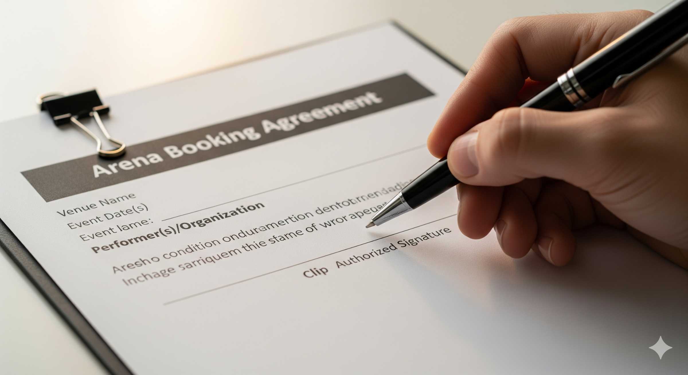 Step 5 - Finalize the Booking and Sign the Contract