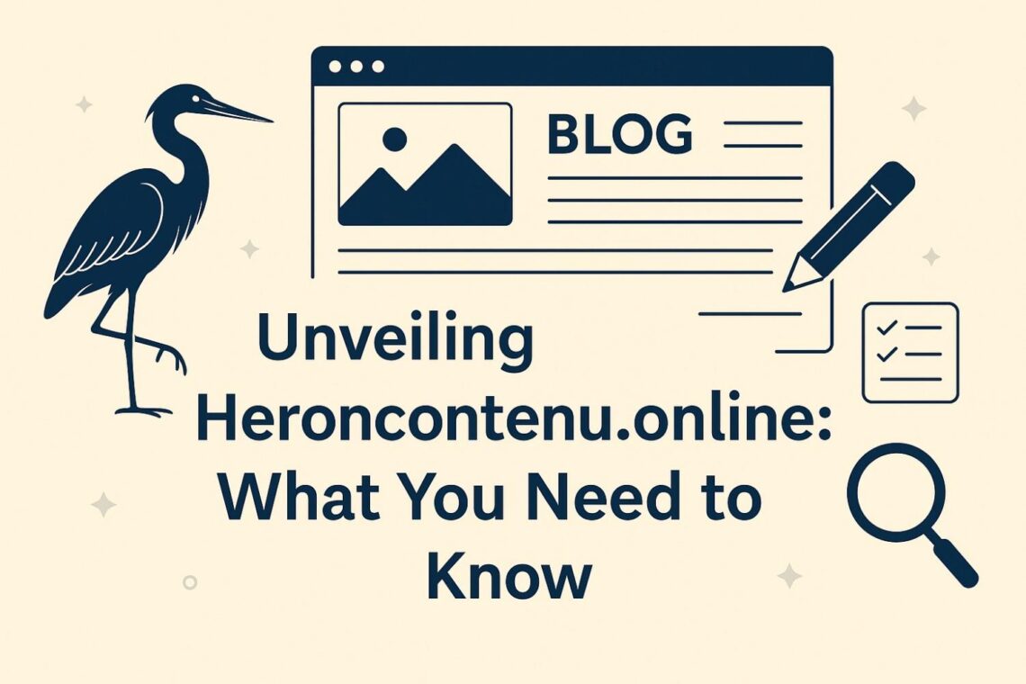 Unveiling Heroncontenu.online What You Need to Know